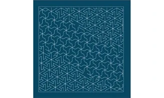 Coupon tissu Sashiko 33 x 66 cm