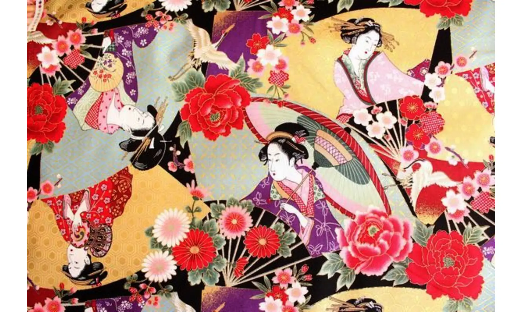 Tissu japonais Naka Geishas