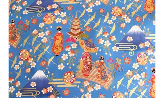 Tissu japonais Naka promenade