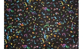 Tissu Notes de musique