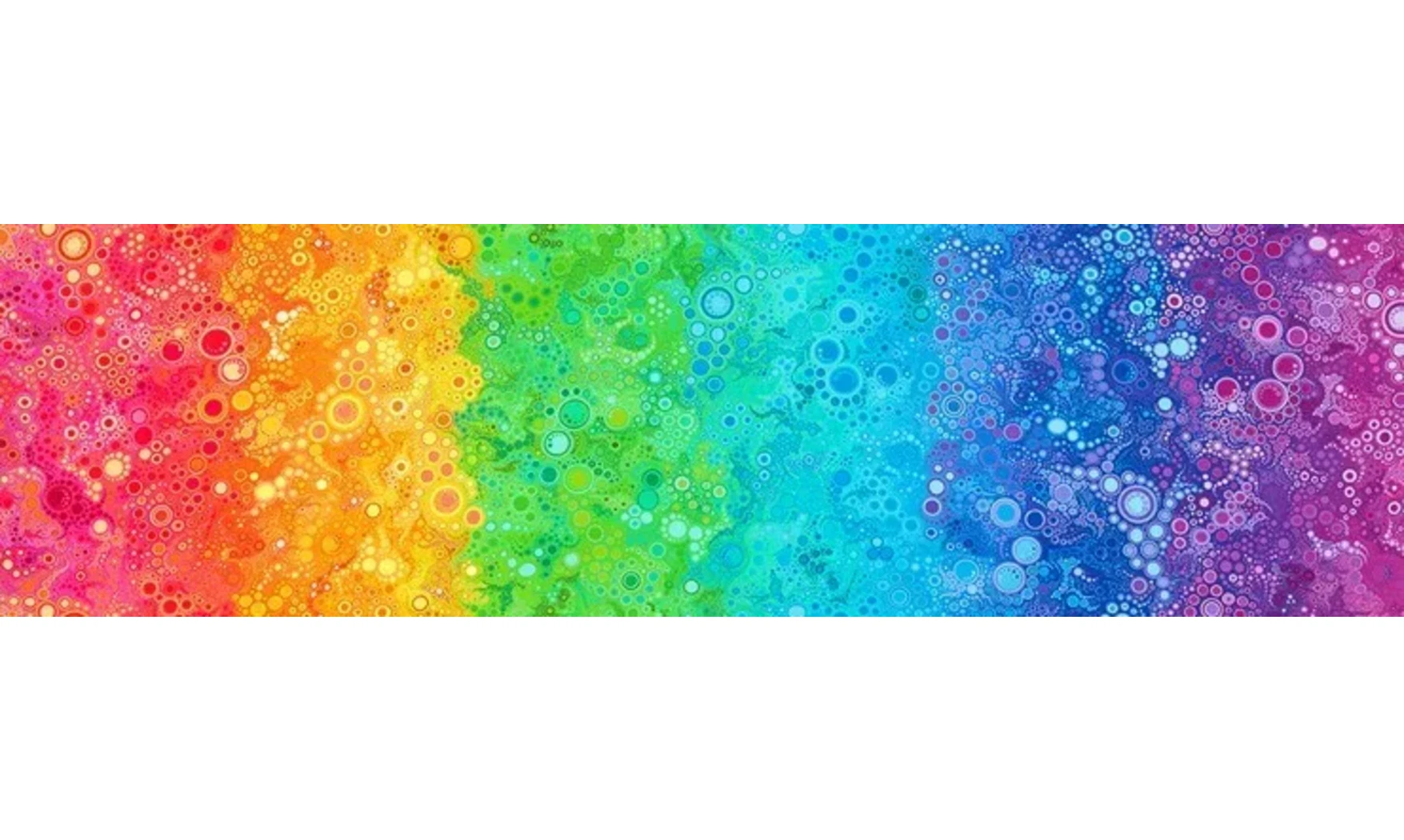 Tissu Effervescence Arc en ciel