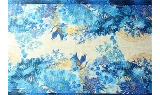 Tissu jardin oriental