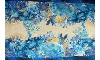 Tissu jardin oriental