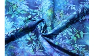 Batik feuillages lapis