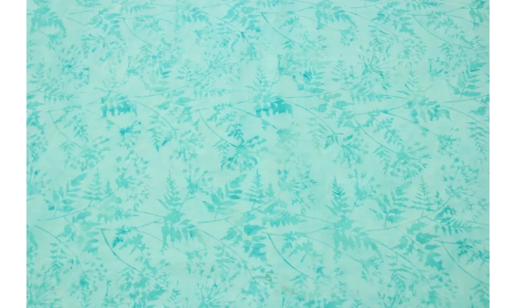 Batik fougères turquoises