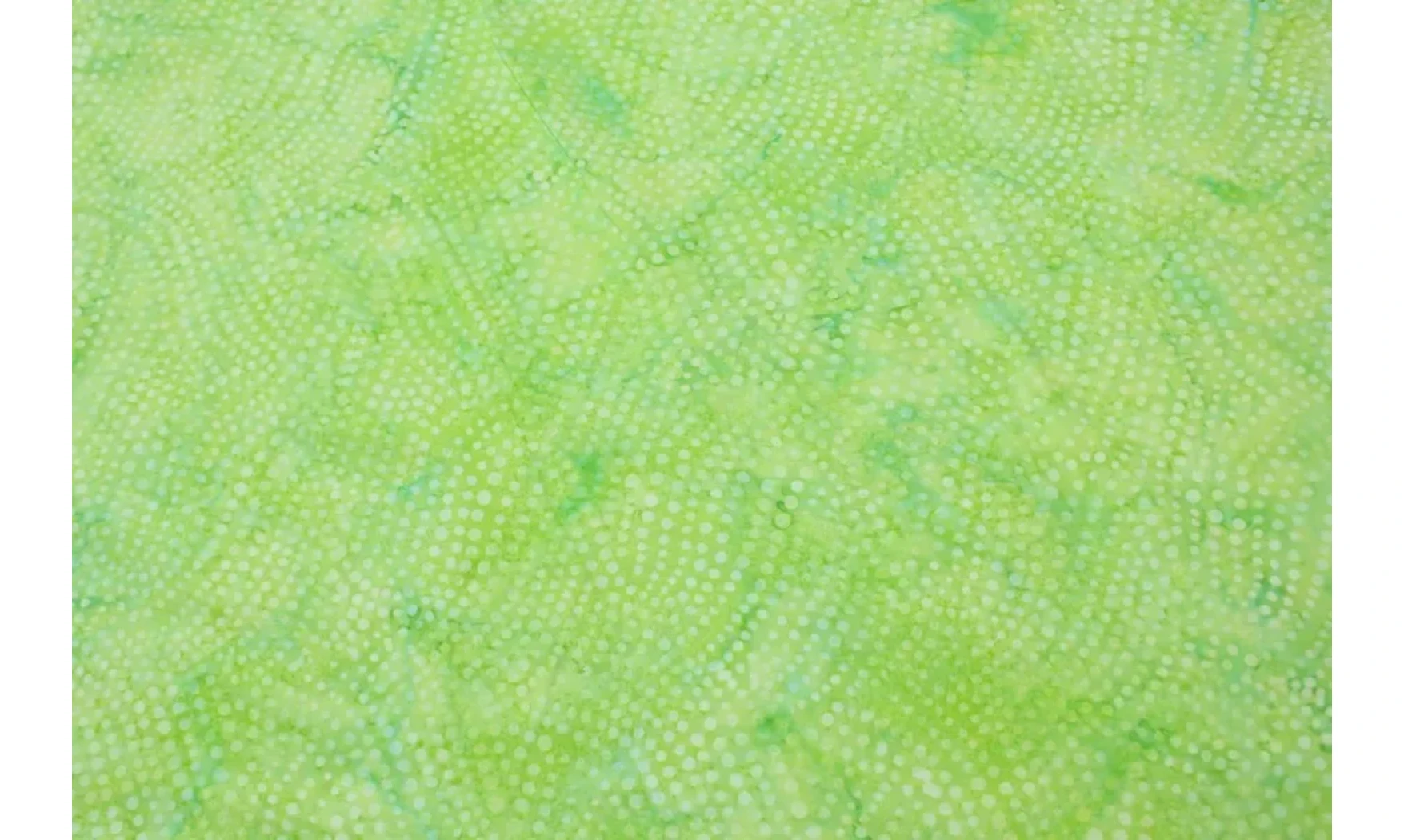 Batik vent de points - citron vert