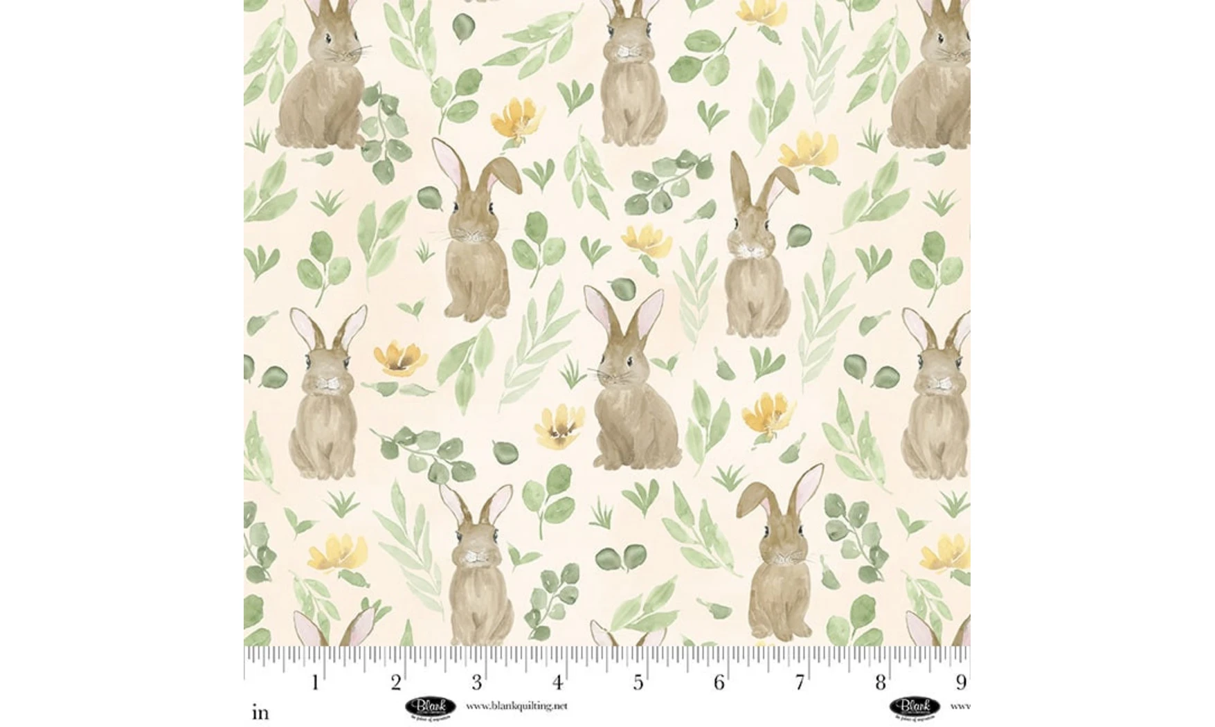 Tissu sérénade des lapins