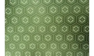 Tissu vert alvéoles