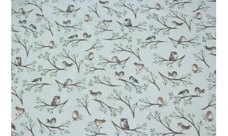 Tissu oiseaux dans la forêt
