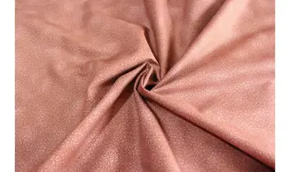 Tissu points saumon foncé