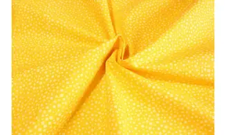 Tissu jaune dotty