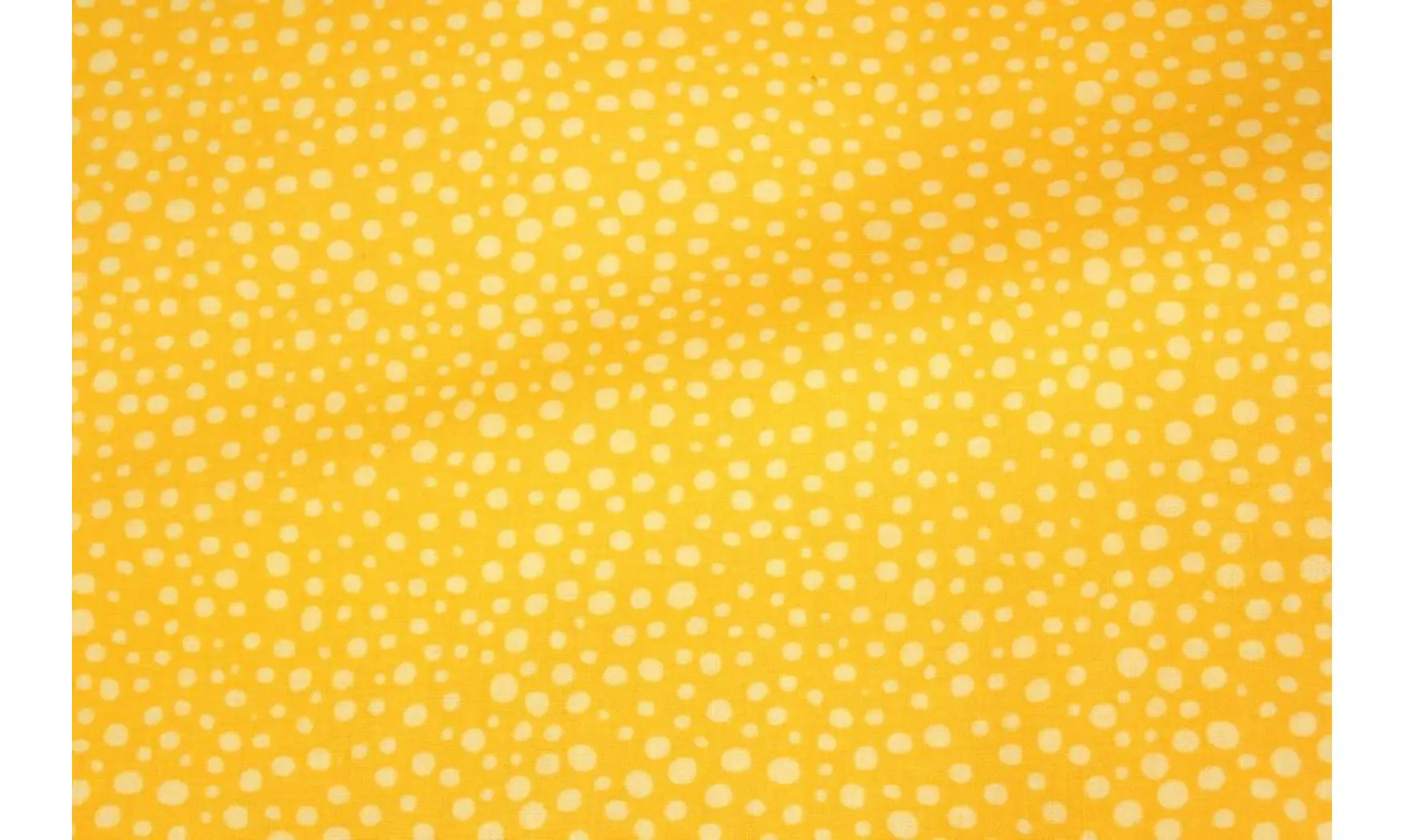 Tissu jaune dotty