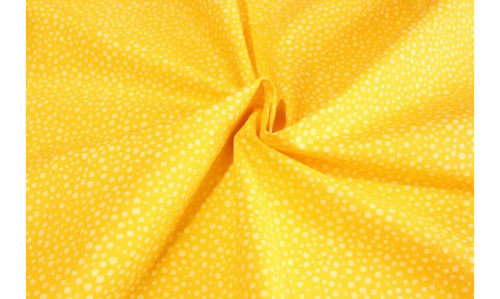 Tissu jaune dotty