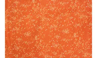 Tissu orange reflets