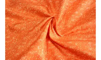 Tissu orange reflets