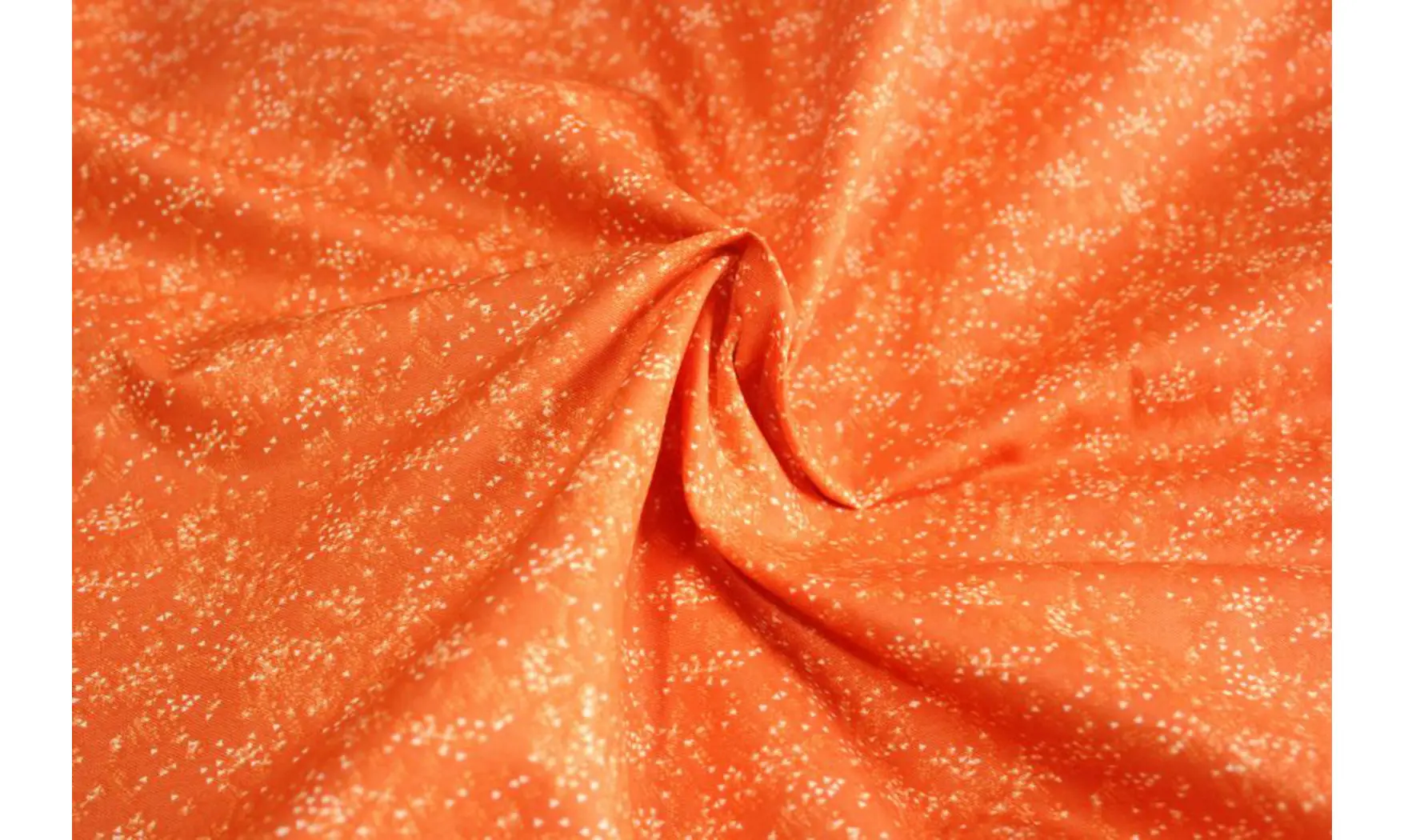 Tissu orange reflets