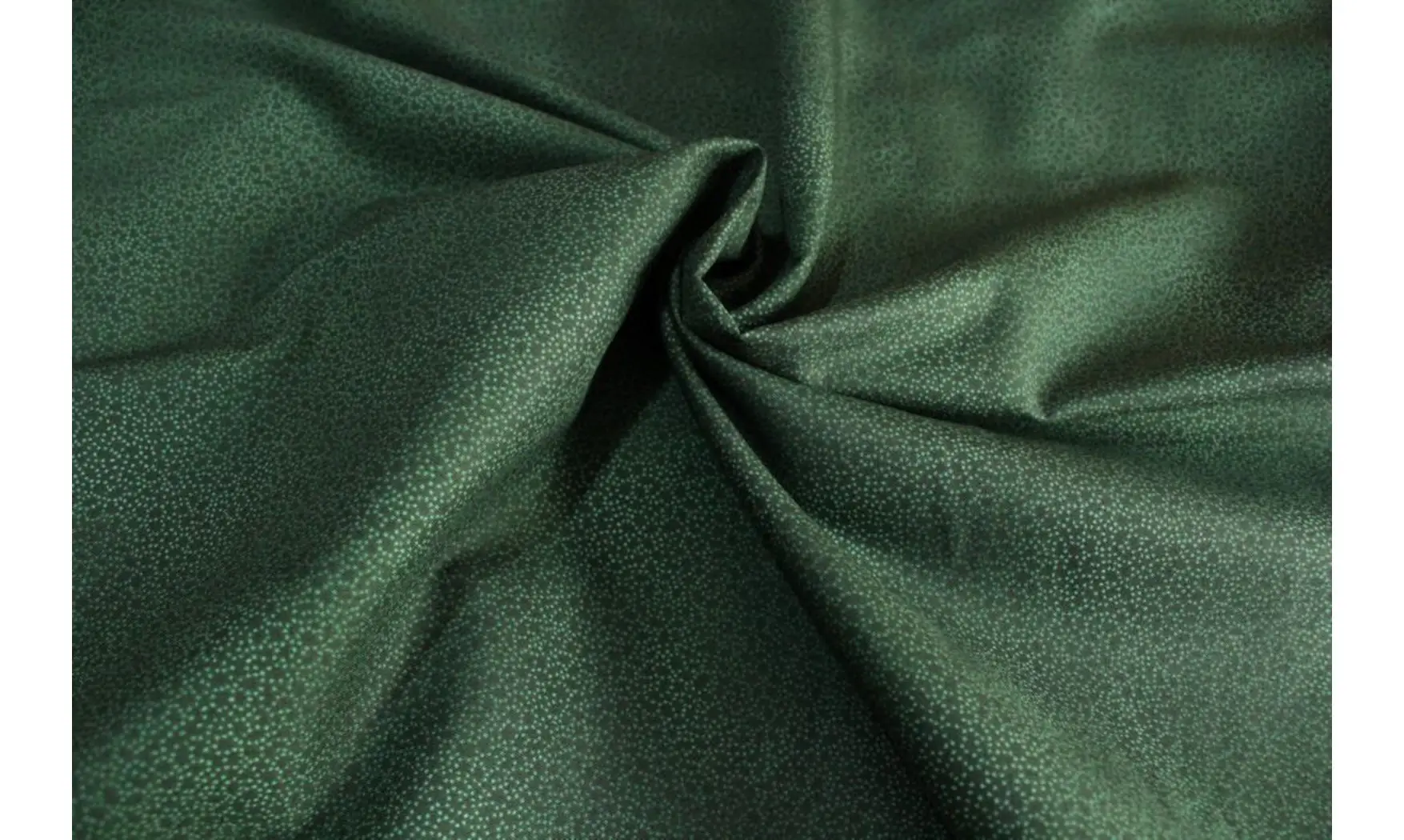 Tissu vert foncé pointillisme