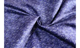 Tissu bleu foncé reflets