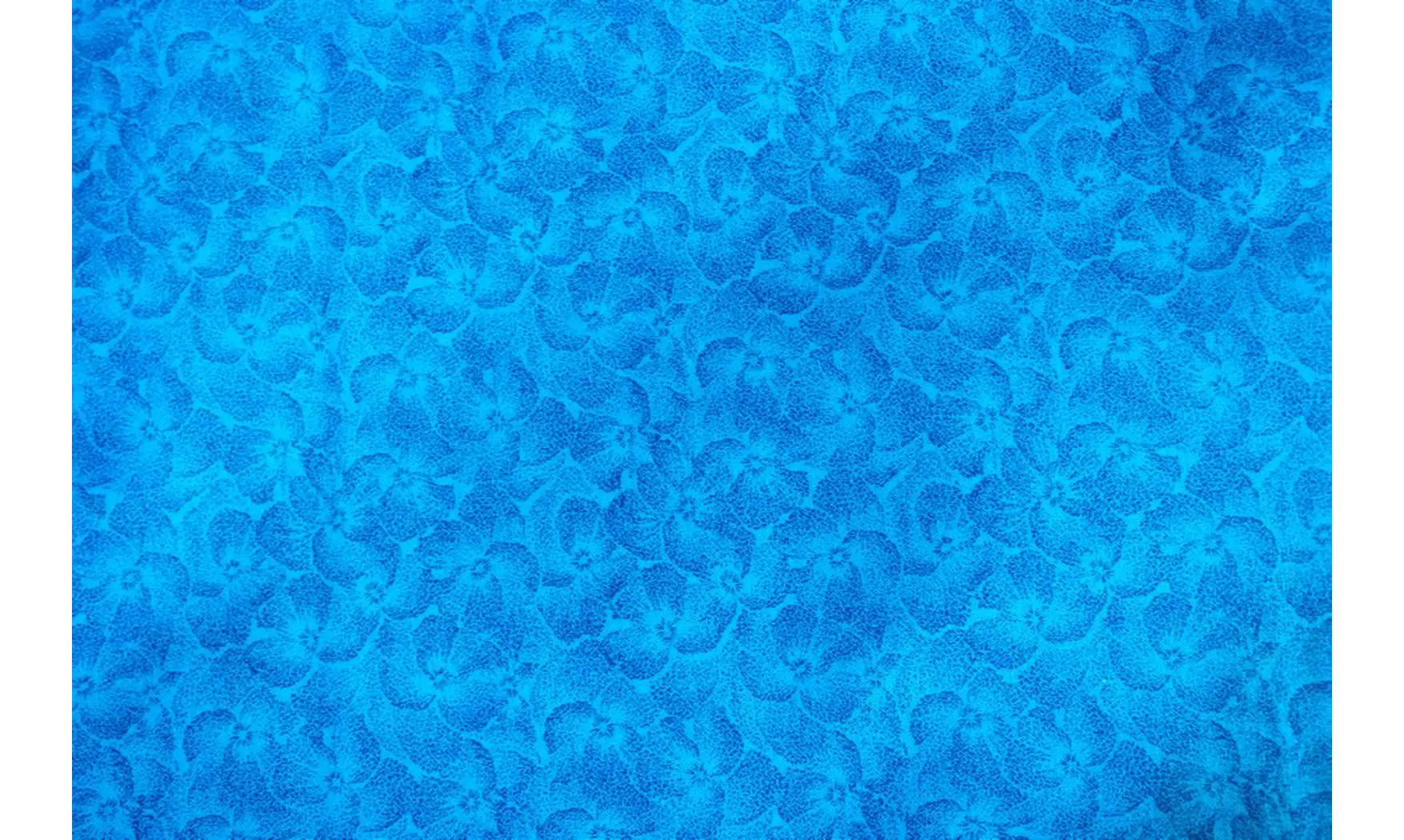 Tissu fleurs de Turquoise