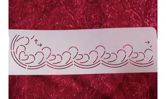 Bordure Love - 5,4 cm