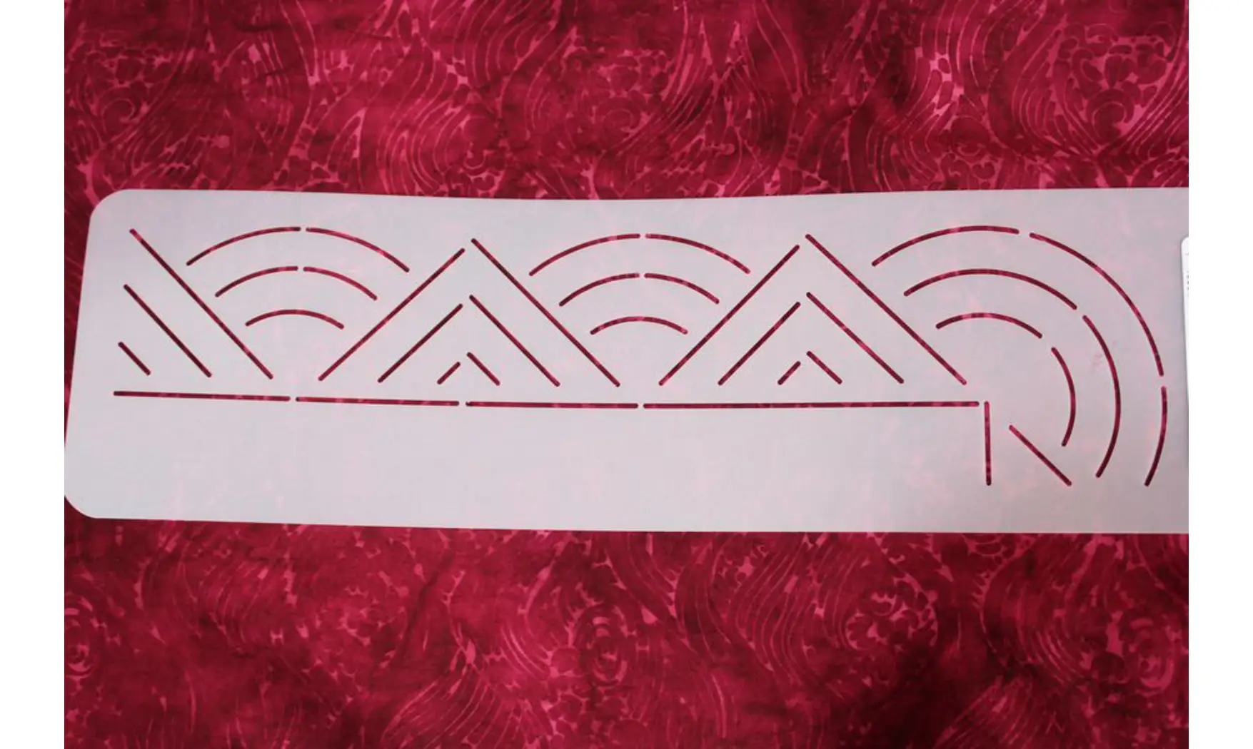 Bordure géométrique moderne - 5,4 cm