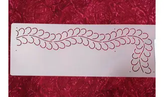 Bordure de plumes - 5 cm