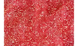 Batik Eliot rouge et blanc