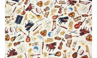 Tissu instruments de musique