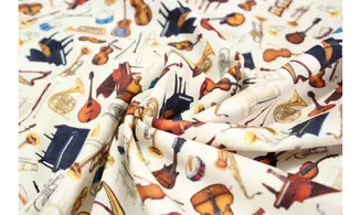 Tissu instruments de musique