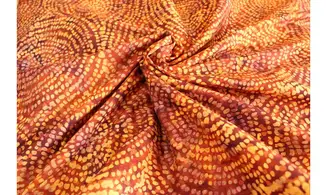 Batik rouille éclats