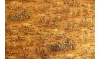 Tissu animaux de la savane