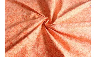 Batiks saumon cercles