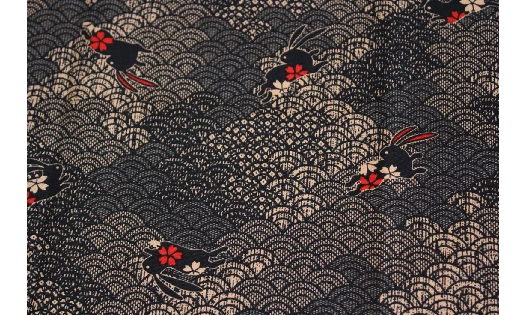 Tissu japonais Kurenai