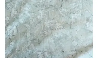 Batik gris reflets verts