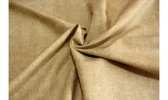 Tissu beige foncé Mélange