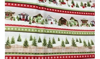 Tissu bandes de Noël