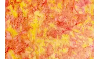 Batik orange feu Poppy