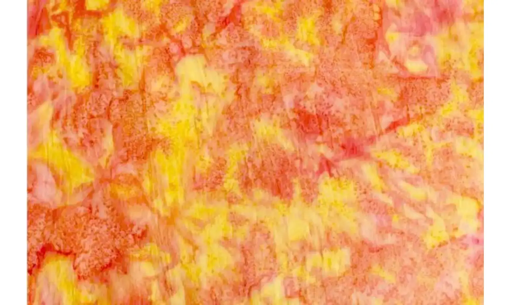 Batik orange feu Poppy