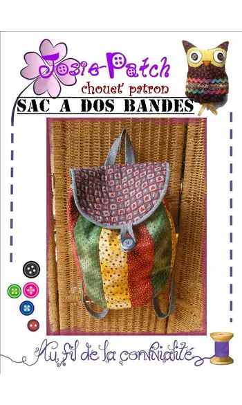 Sac à dos avec des bandes