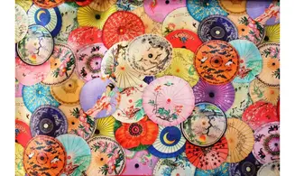 Tissu japonais Ombrelles