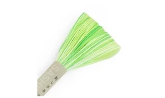 Fil Sashiko dégradé vert 20m