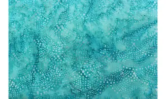 Batik éventails vert d'eau