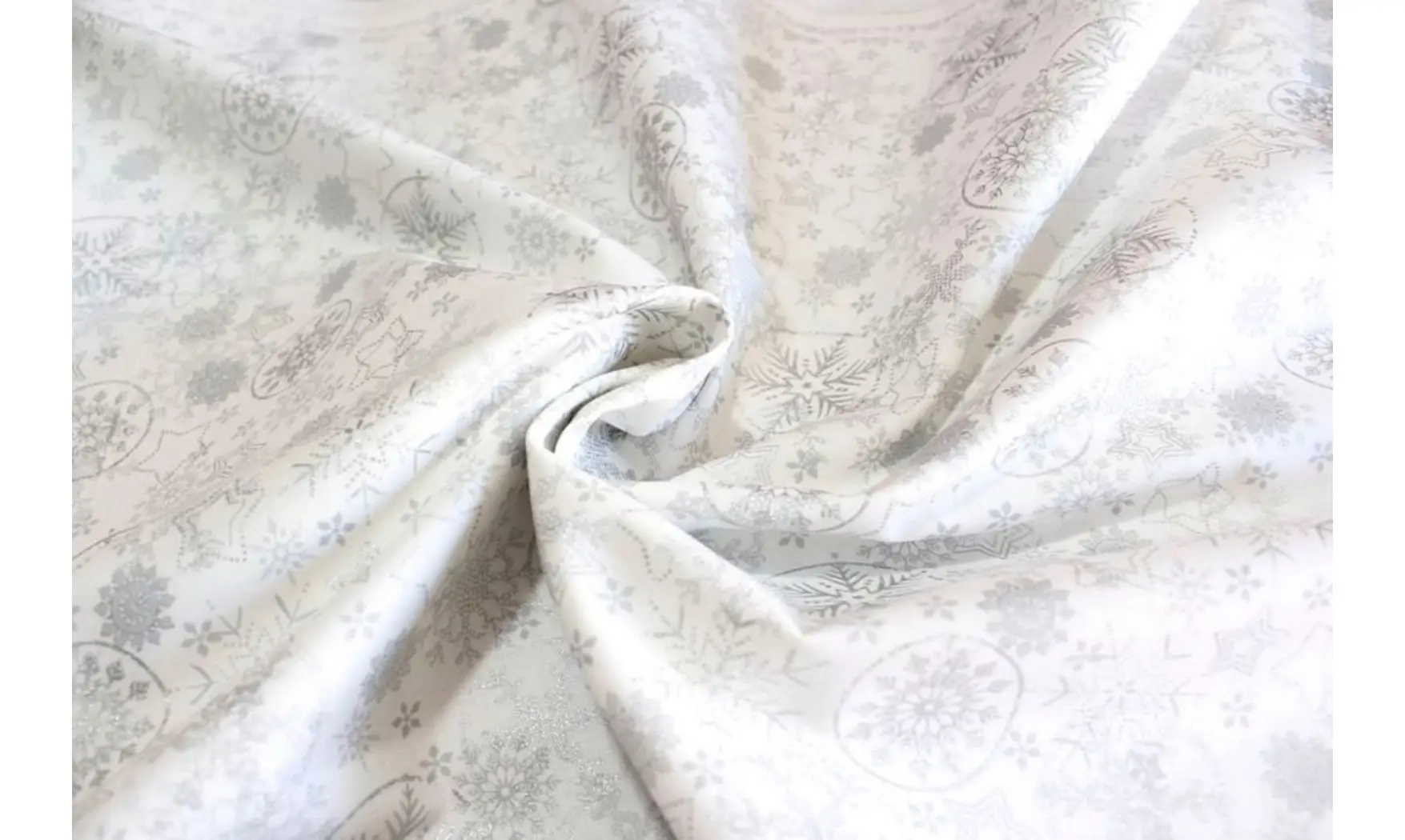 Tissu frosty snowflake