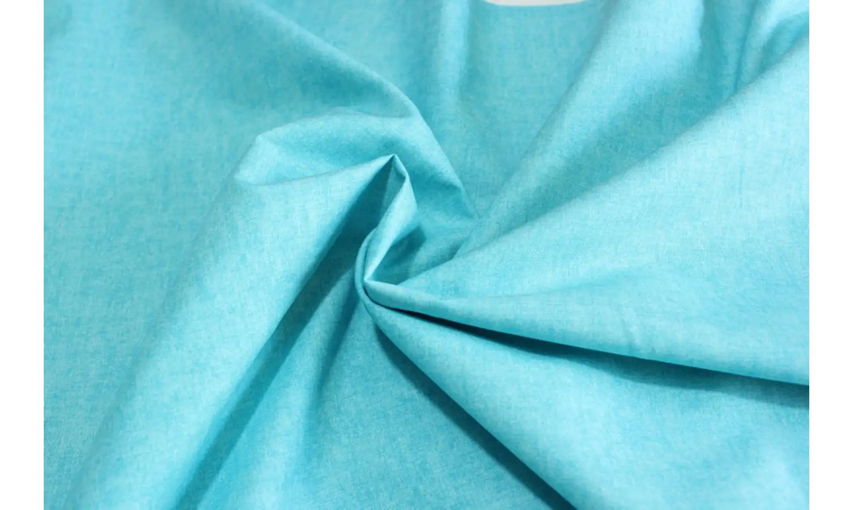 Tissu turquoise Mélange
