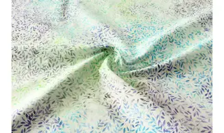 Batik blanc multi feuillages