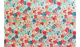 Tissu boutons multi couture