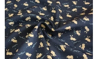 Tissu japonais Kurenai lapins