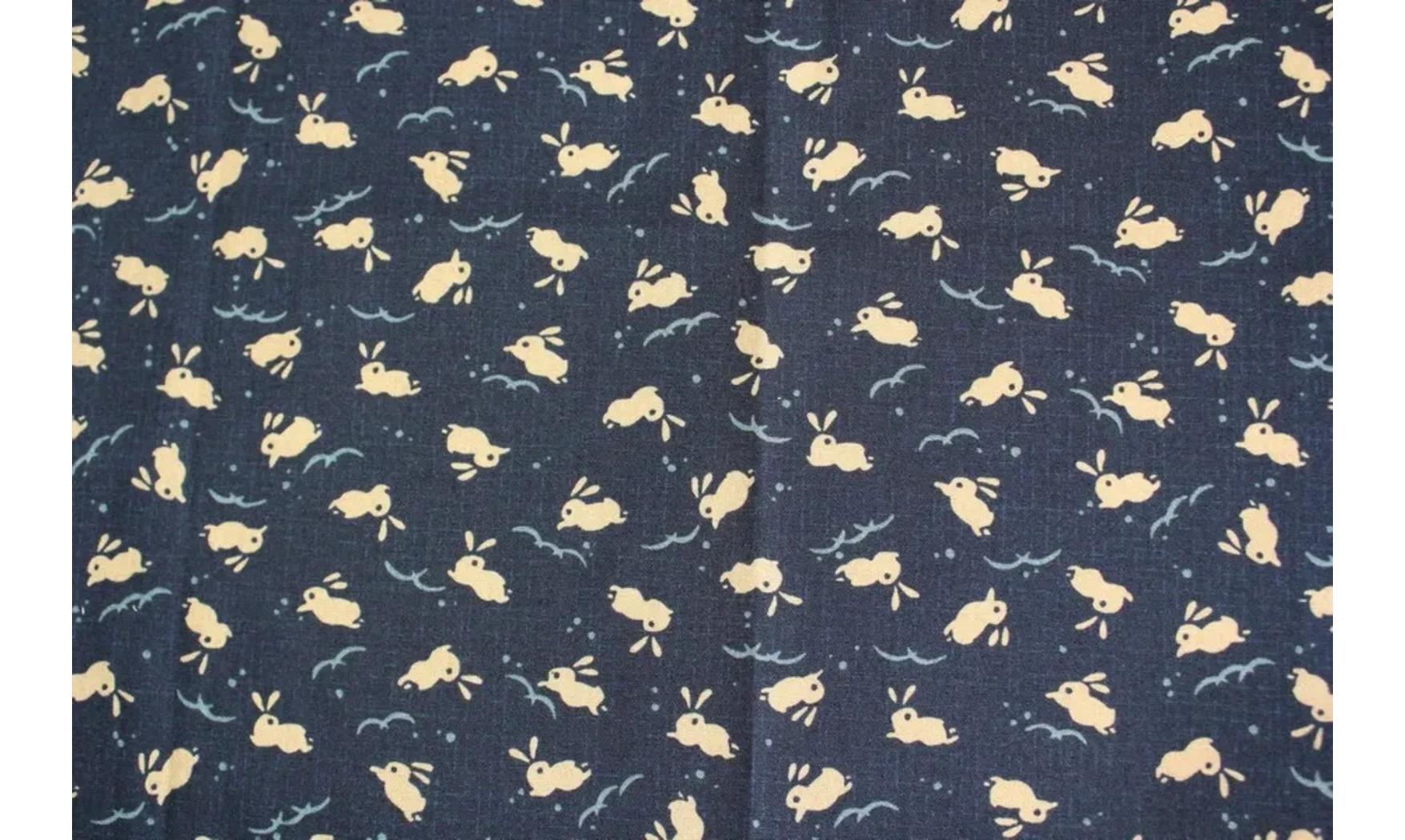 Tissu japonais Kurenai lapins