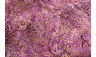 Batik violet roses des sables