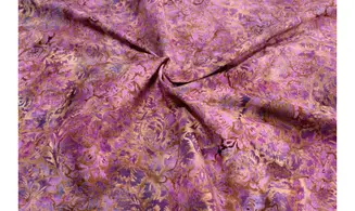 Batik violet roses des sables